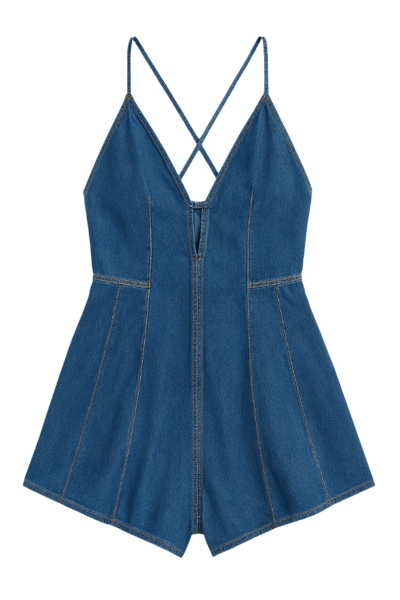 Dazed Denim Romper