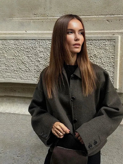 Mara - Stylish Wool Coat