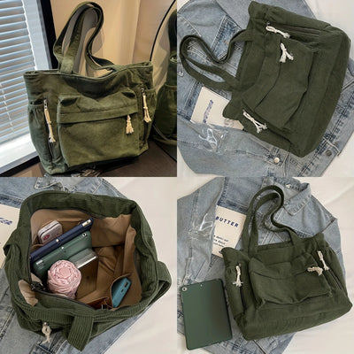 Olivia - Riffled Shoulder Bag