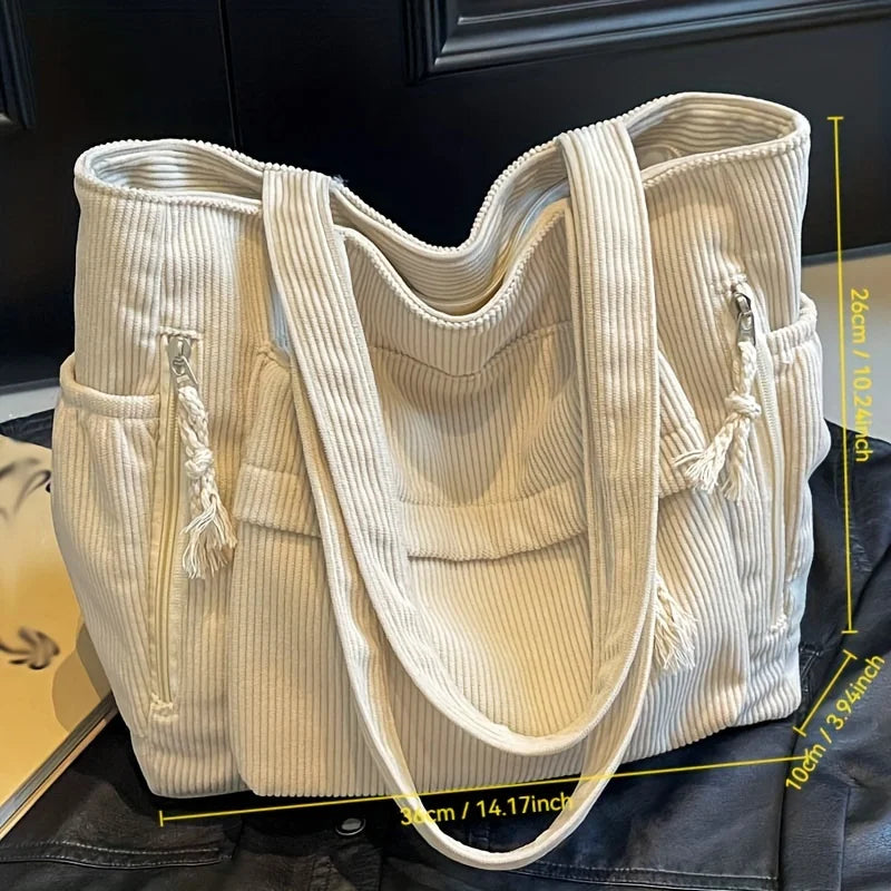 Olivia - Riffled Shoulder Bag