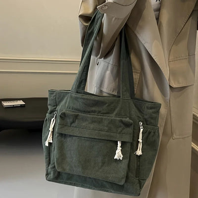 Olivia - Riffled Shoulder Bag