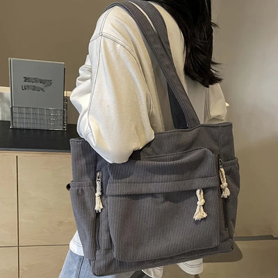 Olivia - Riffled Shoulder Bag