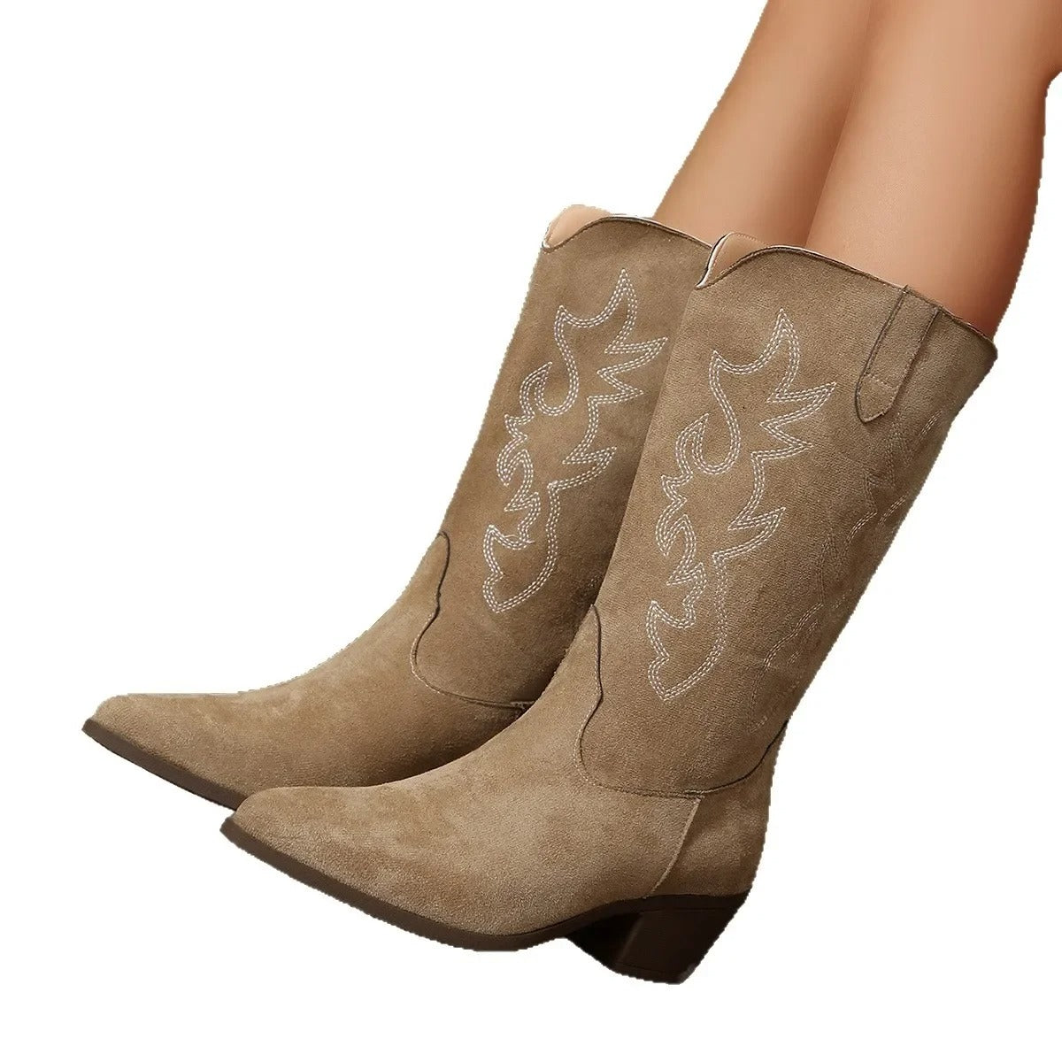 Mara - Western Embroidered Boots